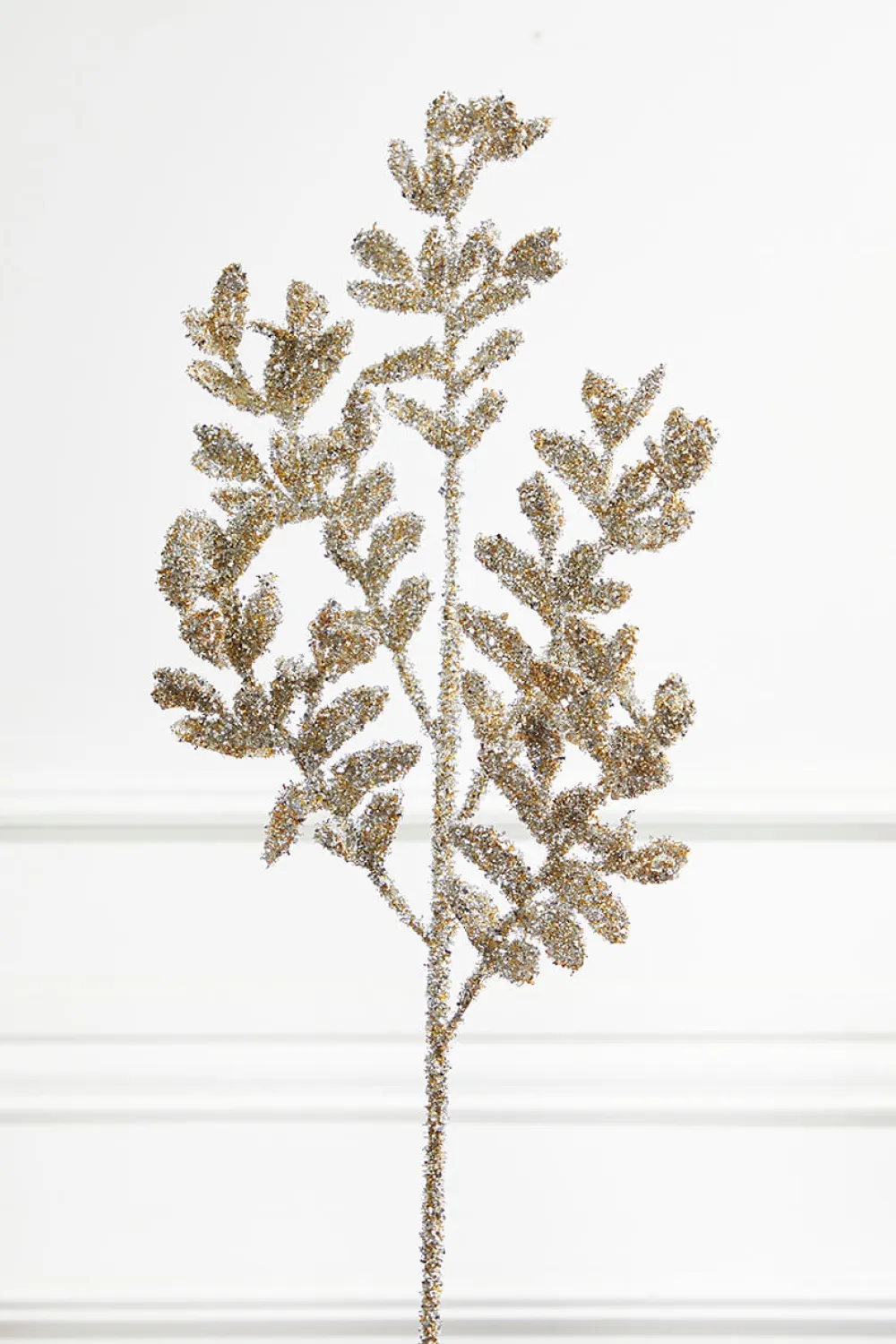 Decorator's Warehouse 32” Acanthus Leaves Platinum Christmas Spray > Christmas Sprays|Christmas Decor