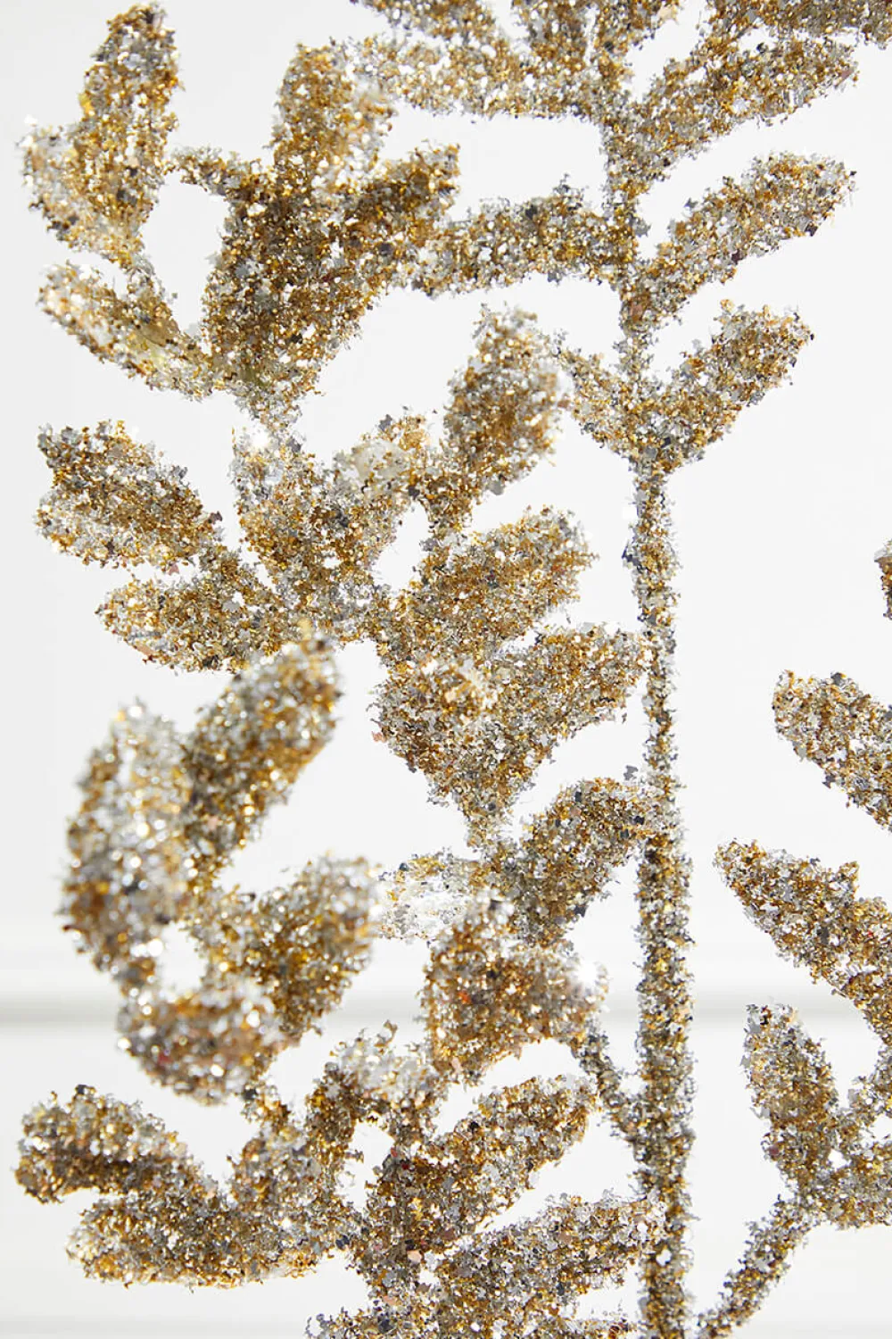 Decorator's Warehouse 32” Acanthus Leaves Platinum Christmas Spray > Christmas Sprays|Christmas Decor