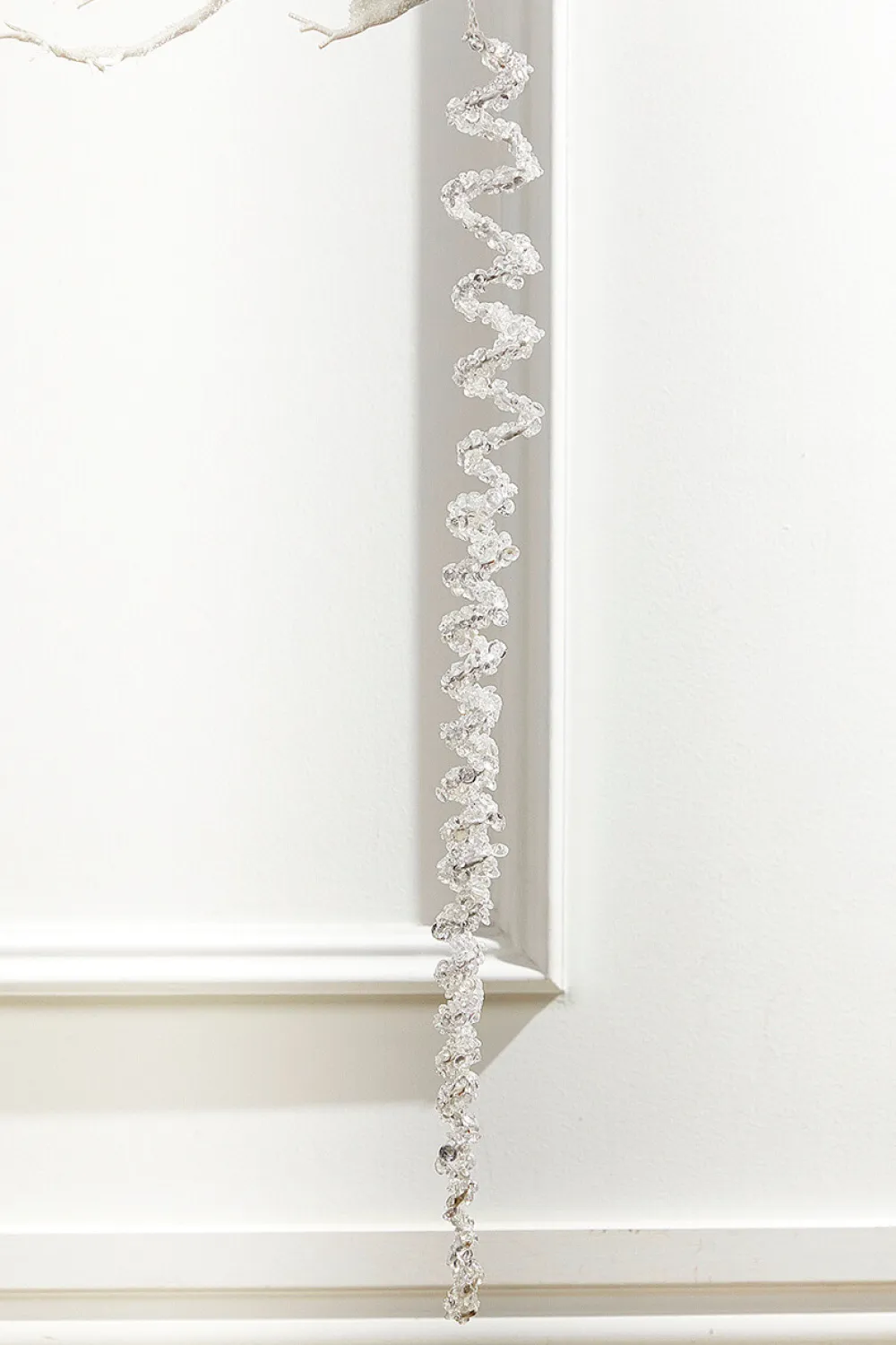 Decorator's Warehouse 24” Acrylic Icicle Large Ornament > Christmas Ornaments|White Christmas