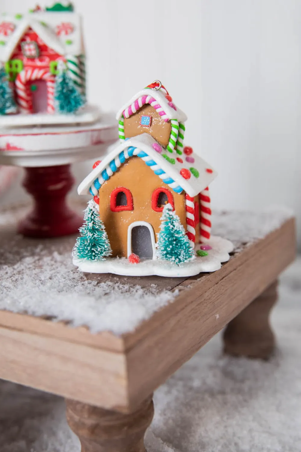 Decorator's Warehouse 3” Acrylic Light Up Gingerbread House Ornament > Christmas Ornaments|Christmas Decor