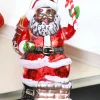 Decorator's Warehouse 5” African American Santa Glass Ornament > Christmas Decor|Christmas Ornaments