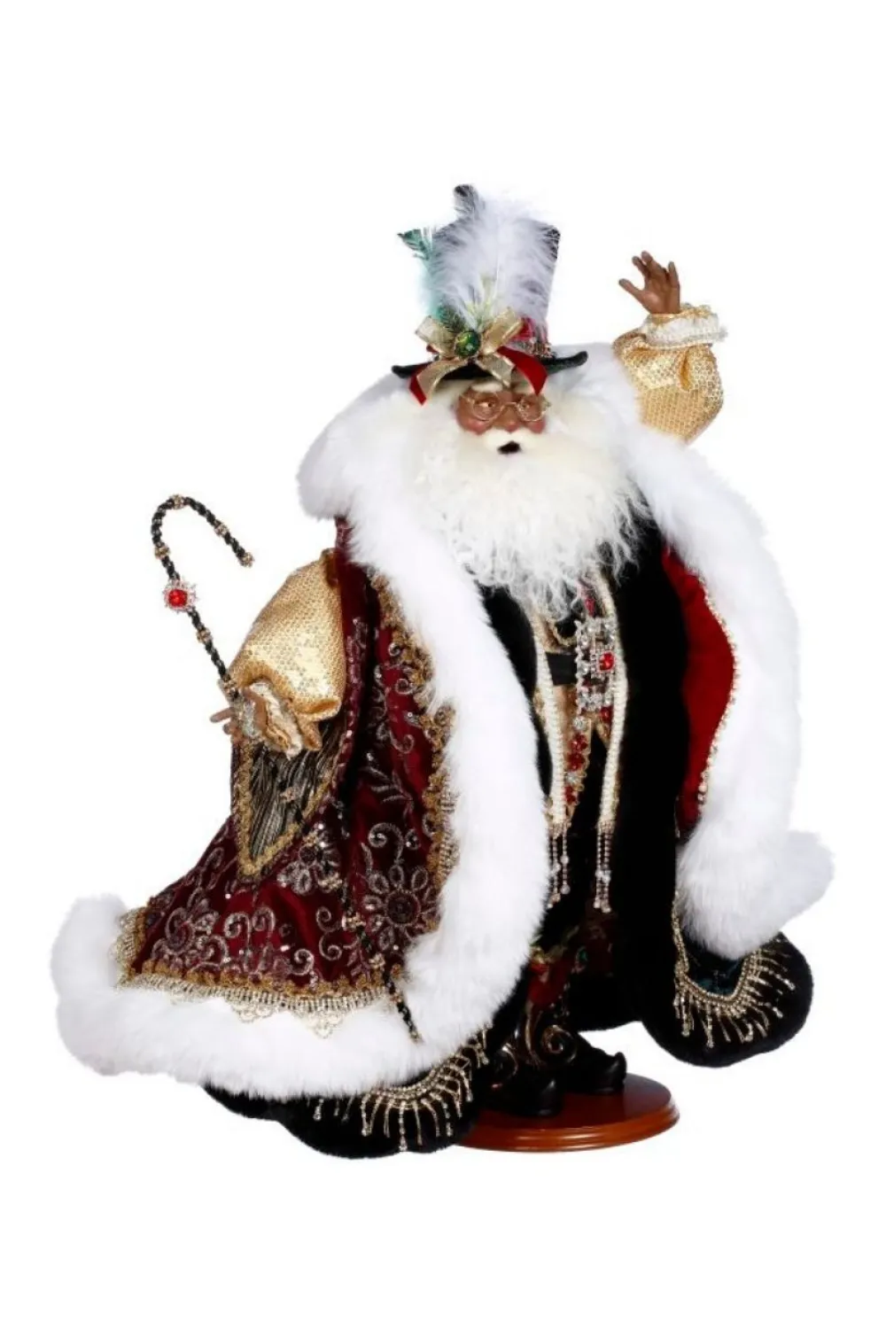 Decorator's Warehouse 26" African American Santa the Movie Star - Mark Roberts > Mark Roberts