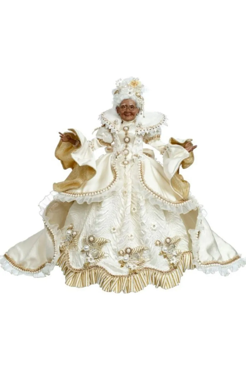 Decorator's Warehouse 23" African American Snow and Pearls Mrs. Claus - Mark Roberts > Mark Roberts