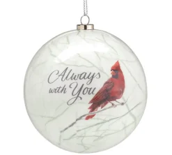 Decorator's Warehouse 4" "Always with You" Cardinal Ornament > Christmas Ornaments|Cardinal