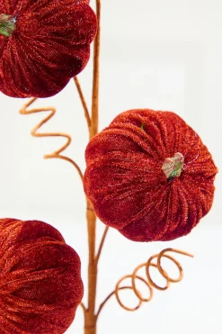 Decorator's Warehouse 24" Amber Velvet Pumpkin Spray > Fall Decor|Fall Decor