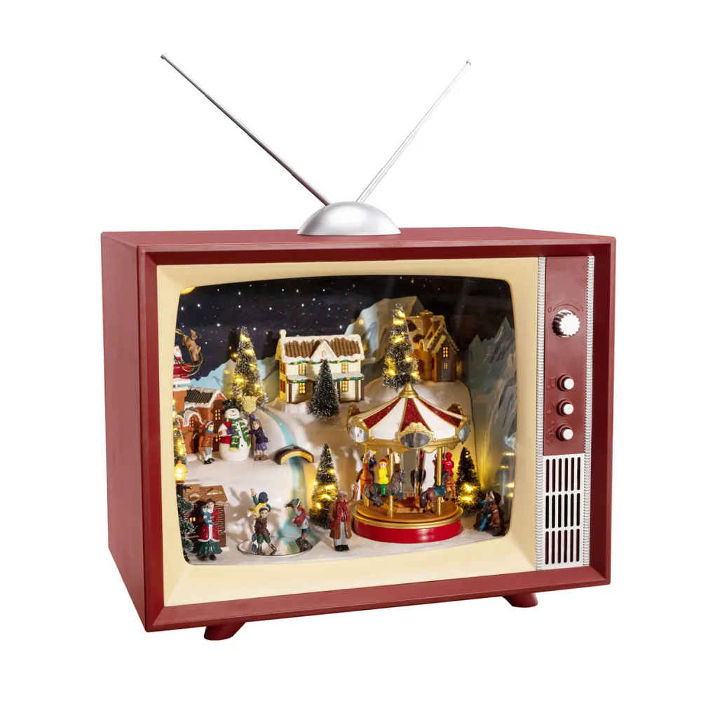 Decorator's Warehouse 15" Antique Animated TV > Mr. Christmas|Mr. Christmas