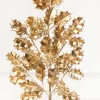 Decorator's Warehouse 27" Antique Gold Metallic Holly Berry Stem > Christmas Sprays|Christmas Decor