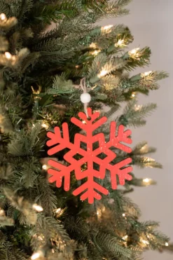 Decorator's Warehouse 6” Antique Snowflake Ornament > Cardinal|Christmas Sale