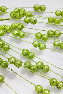 Decorator's Warehouse 33” Apple Green Glitter Berry Spray > Christmas Sprays|Christmas Decor