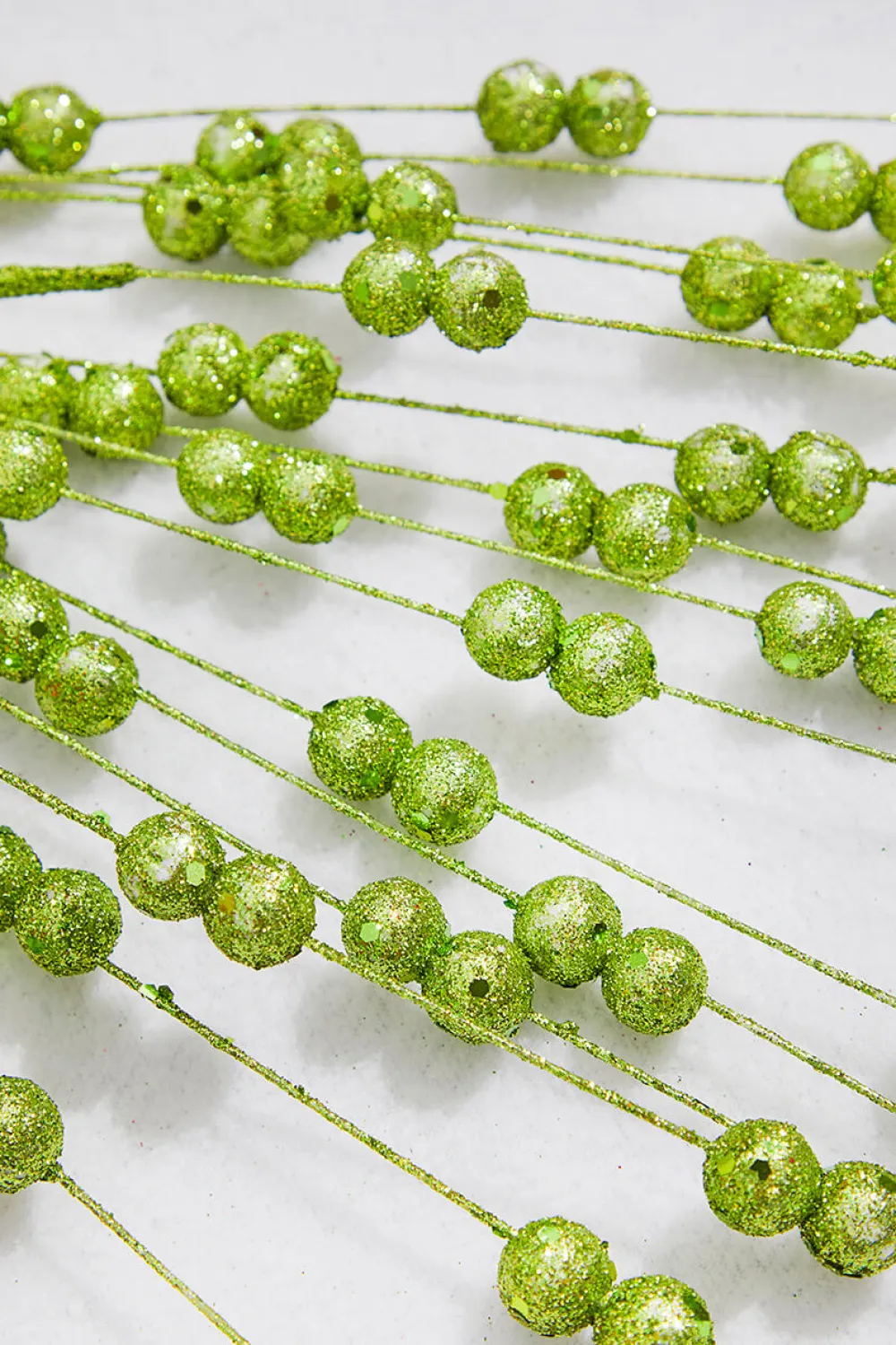 Decorator's Warehouse 33” Apple Green Glitter Berry Spray > Christmas Sprays|Christmas Decor