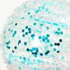 Decorator's Warehouse 4" Aqua Sequin Iced Ball Ornament > Christmas Ornaments|Christmas Decor