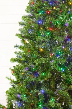 Decorator's Warehouse 7.5' Aspen Pine Artificial Christmas Tree with 400 Color-Changing Lights > Christmas Sale|Green