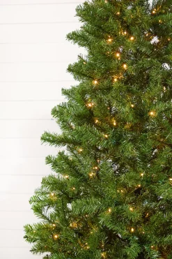 Decorator's Warehouse 7.5' Aspen Pine Artificial Christmas Tree with 400 Color-Changing Lights > Christmas Sale|Green