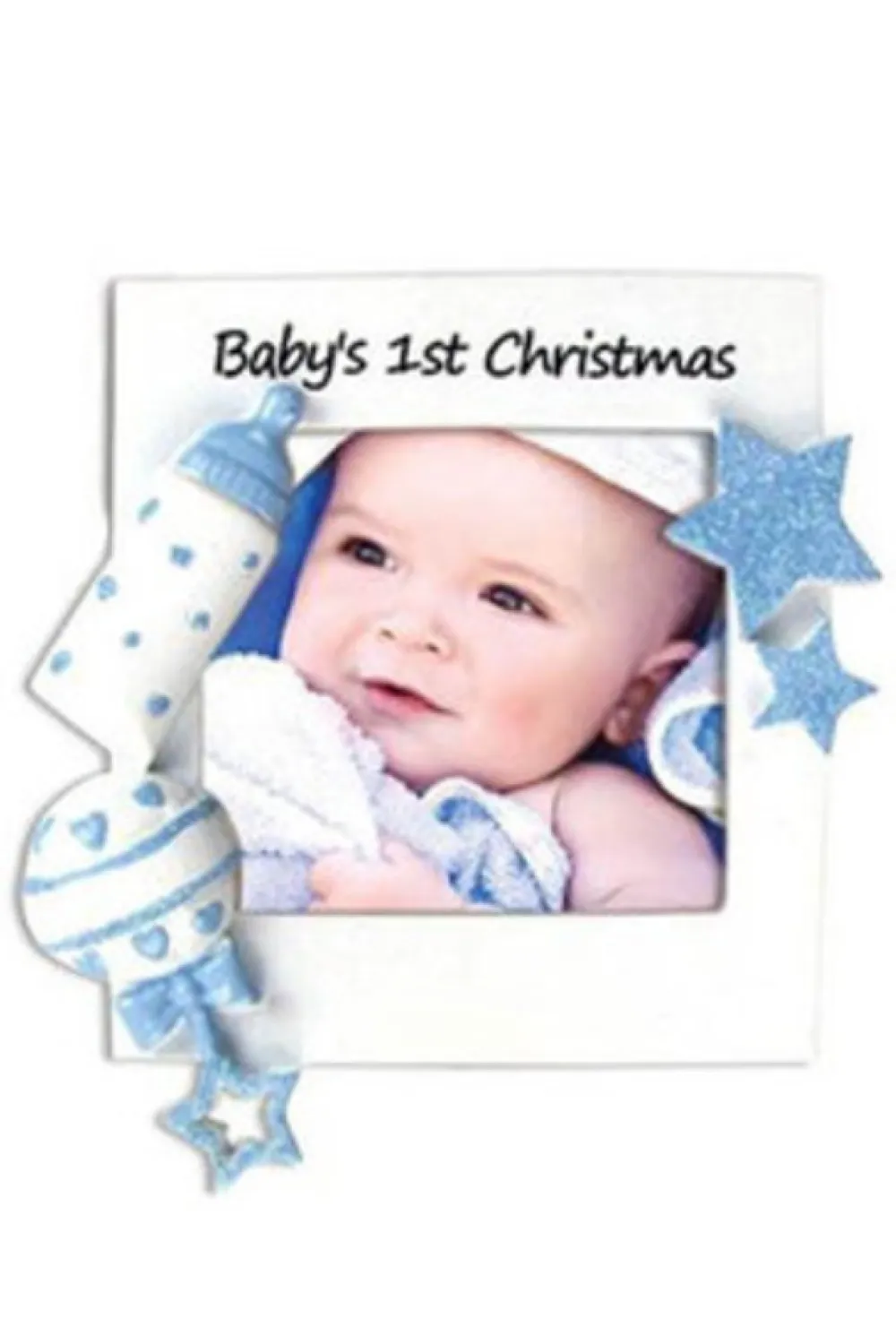 Decorator's Warehouse 5" Baby Boy's 1st Christmas Personalizable Ornament > Christmas Ornaments|Christmas Decor