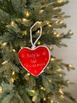 Decorator's Warehouse 5" Baby's First Christmas Ornament > Christmas Ornaments|Christmas Ornaments