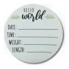 Decorator's Warehouse Baby’s Hello World Disk Personalizable Ornament > Christmas Ornaments|Christmas Decor