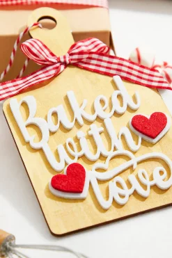Decorator's Warehouse 8” Baked With Love Chopping Board Ornament > Christmas Ornaments|Christmas Decor