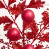 Decorator's Warehouse 22" Ball Bead Spray - Red > Christmas Decor|Nutcracker