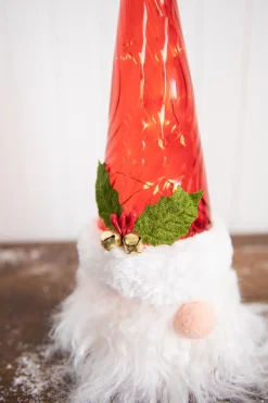 Decorator's Warehouse 12” Battery Operated Lighted Gnome Santa > Sale|Christmas Accents