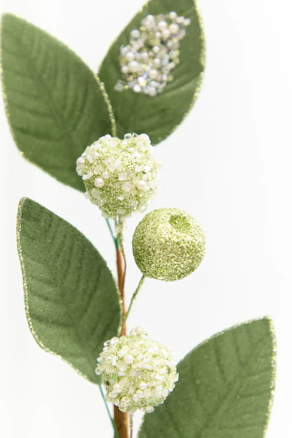 Decorator's Warehouse 30" Beaded Apple Berry Glitter Spray > Sage & Pearl|2026 New Additions
