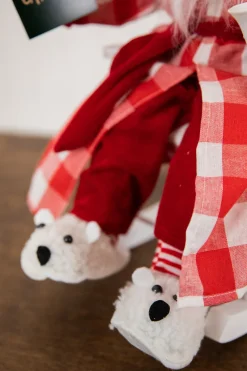 Decorator's Warehouse 16” Bedtime Sitting Santa in Pajamas > Santas & Angels|Christmas Decor