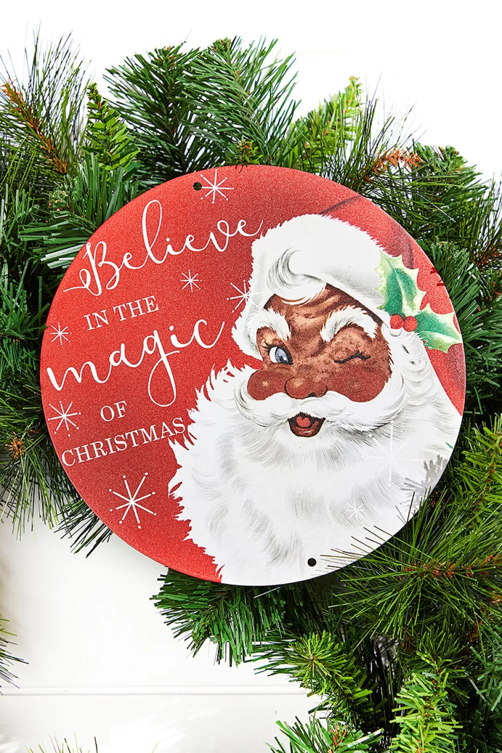 Decorator's Warehouse 8" "Believe" Santa Sign > Believe|Christmas Decor