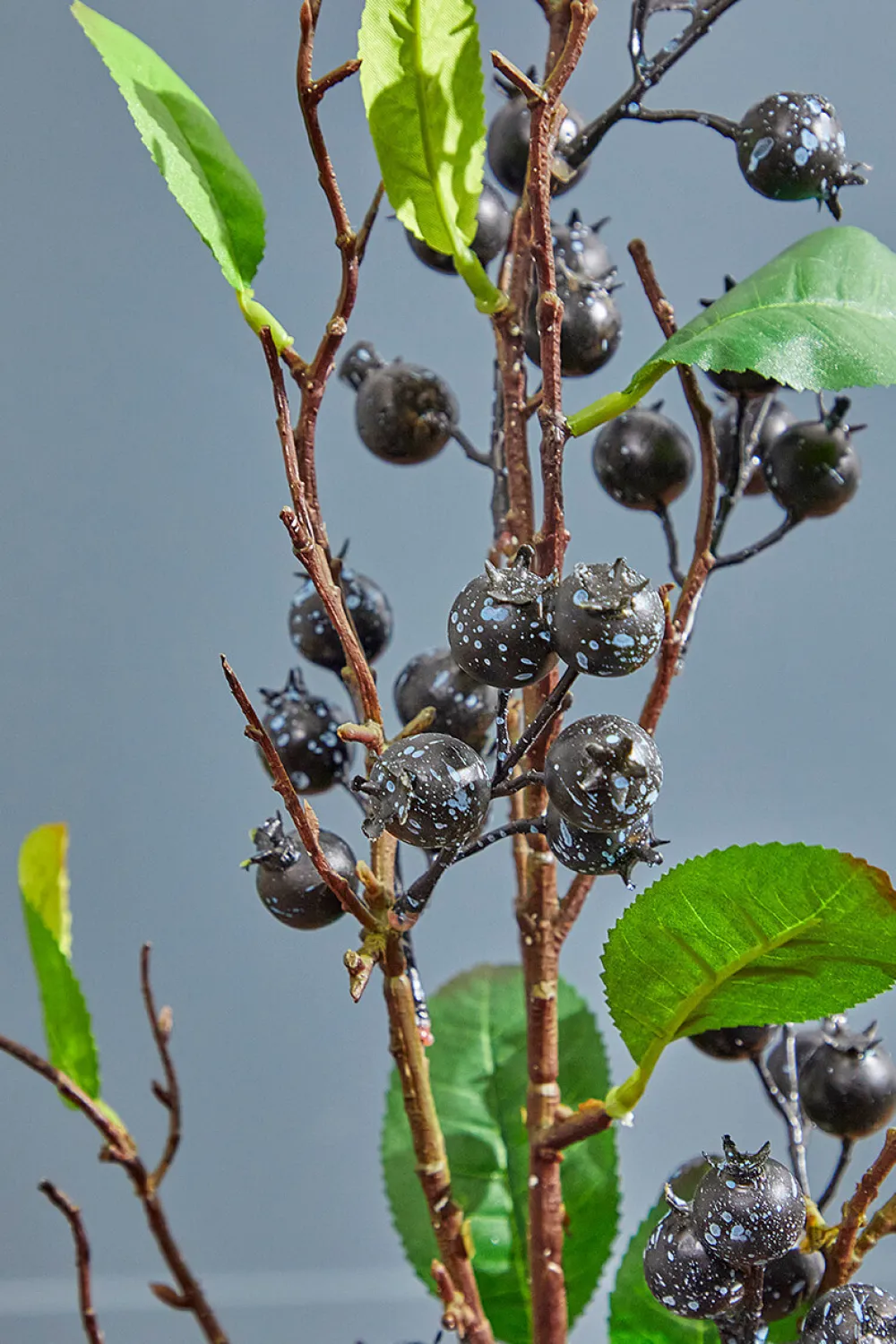Decorator's Warehouse 32" Berry Branch Spray - Black > Christmas Decor