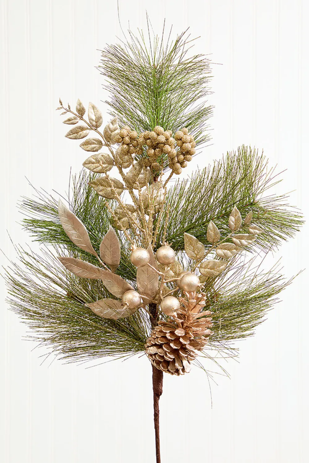 Decorator's Warehouse 30" Berry/Cone Cedar Spray - Platinum > Christmas Sprays|Christmas Decor