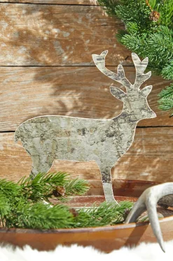 Decorator's Warehouse Birch Paper Standing Deer > Winter Woodland|Christmas Accents