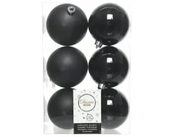 Decorator's Warehouse Black Assorted 8cm Shatterproof - Set of 6 > Boxed Sets|Nutcracker