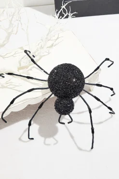 Decorator's Warehouse 16" Black Frizzy Spider > Halloween|Halloween