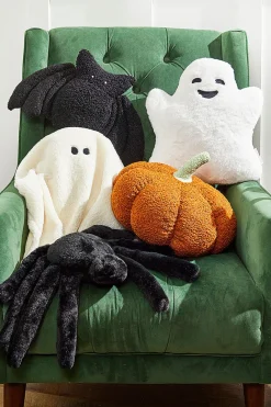 Decorator's Warehouse Black Spider Pillow > Halloween|Halloween