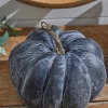 Decorator's Warehouse 8” Black Weathered Pumpkin > Fall Decor|Fall Decor