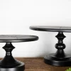 Decorator's Warehouse Black Wood & Metal Cake Stand - Set of 2 > Fall Decor|Sale
