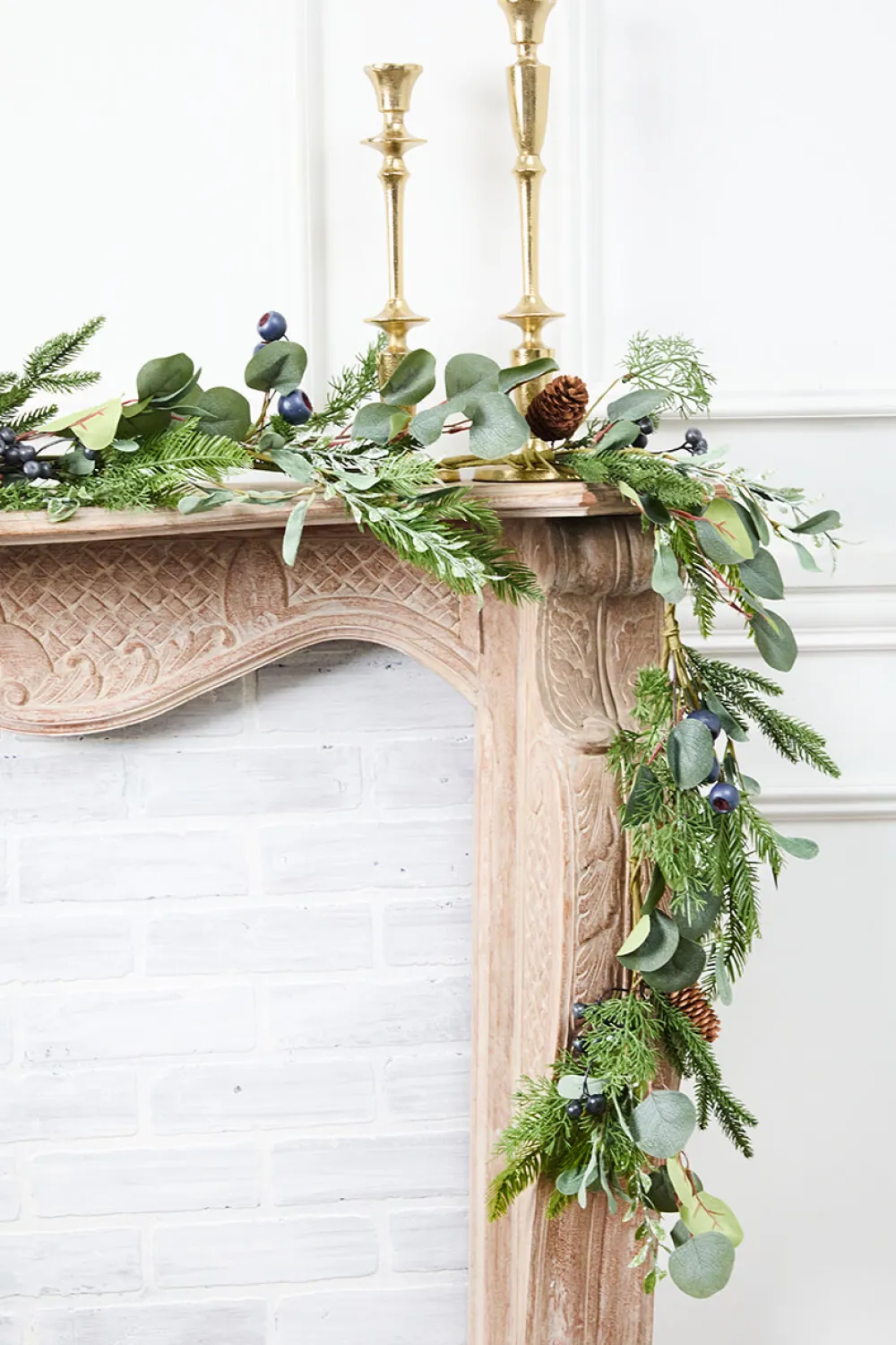 Decorator's Warehouse 26" Blueberry Garland > Starry Night|Christmas Garlands