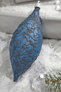Decorator's Warehouse 7" Blue Drop Ornament > Christmas Ornaments|Blue Christmas