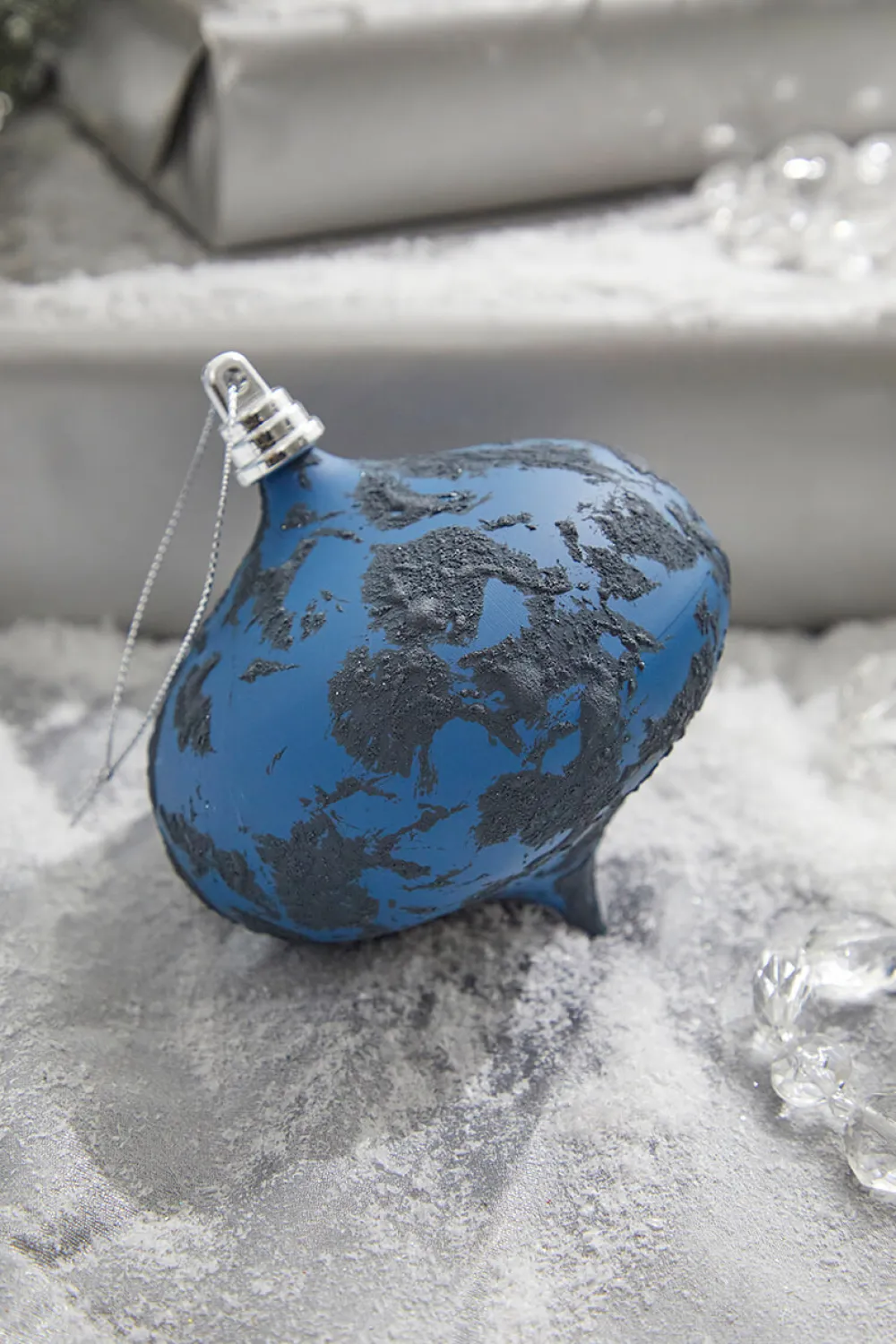 Decorator's Warehouse 5" Blue Onion Ornament > Christmas Ornaments|Blue Christmas