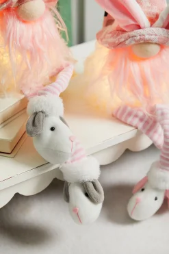 Decorator's Warehouse 20” B/O Lighted Easter Bunny Gnome Shelf Sitter > Easter Decor|Easter Decor