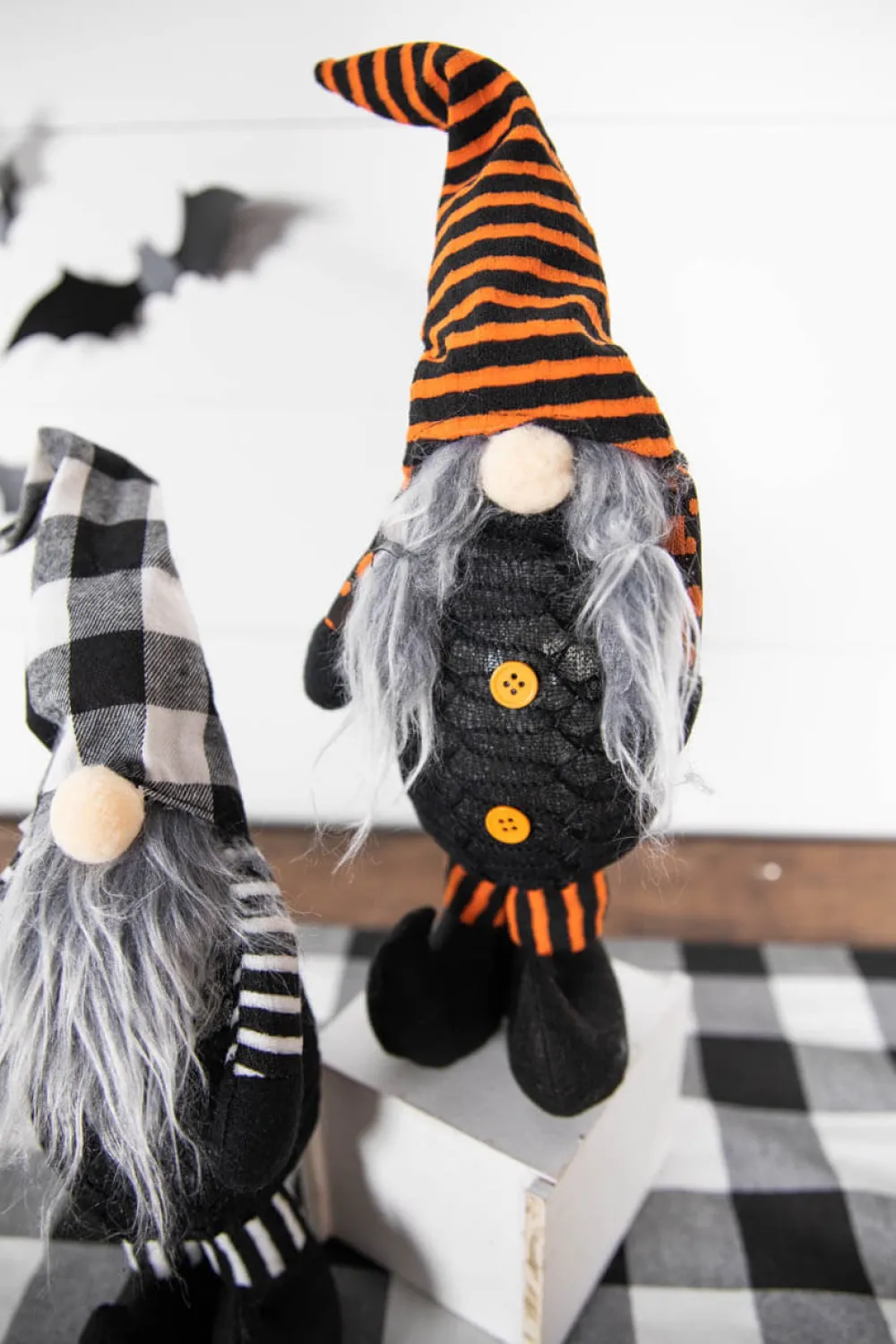 Decorator's Warehouse 16” B/O Lighted Fabric Standing Halloween Gnome > Halloween|Halloween