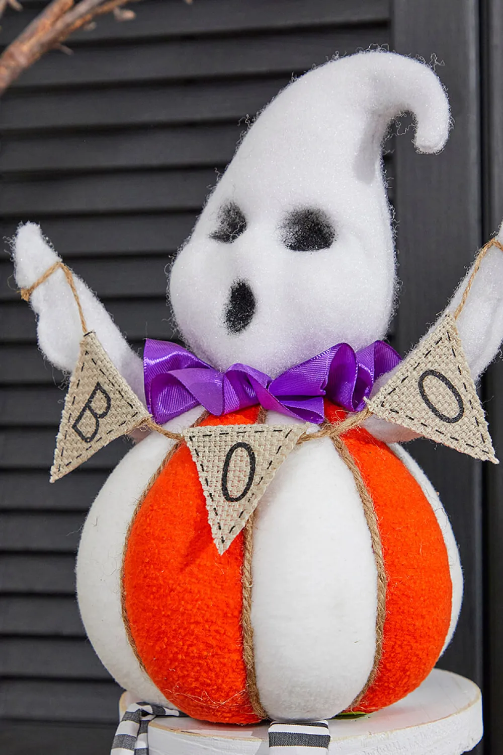 Decorator's Warehouse 21” Boo Ghost Pumpkin Decor > Halloween|Halloween