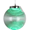 Decorator's Warehouse 12" Borealis Ball Lighted LED - Green > Christmas Sale|Indoor Lighting