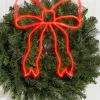 Decorator's Warehouse 19.3" Bow Lit Neon Sign > Indoor Lighting|Christmas Decor