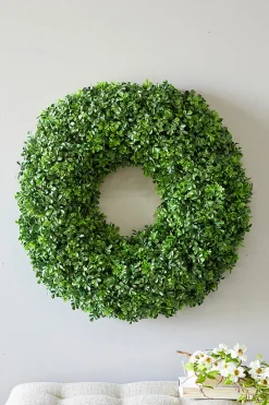 Decorator's Warehouse 30" Boxwood Wreath > Christmas Decor|All Wreaths