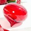Decorator's Warehouse 5"-6" Bright Red Glass Ornament > Christmas Ornaments|Classic Christmas