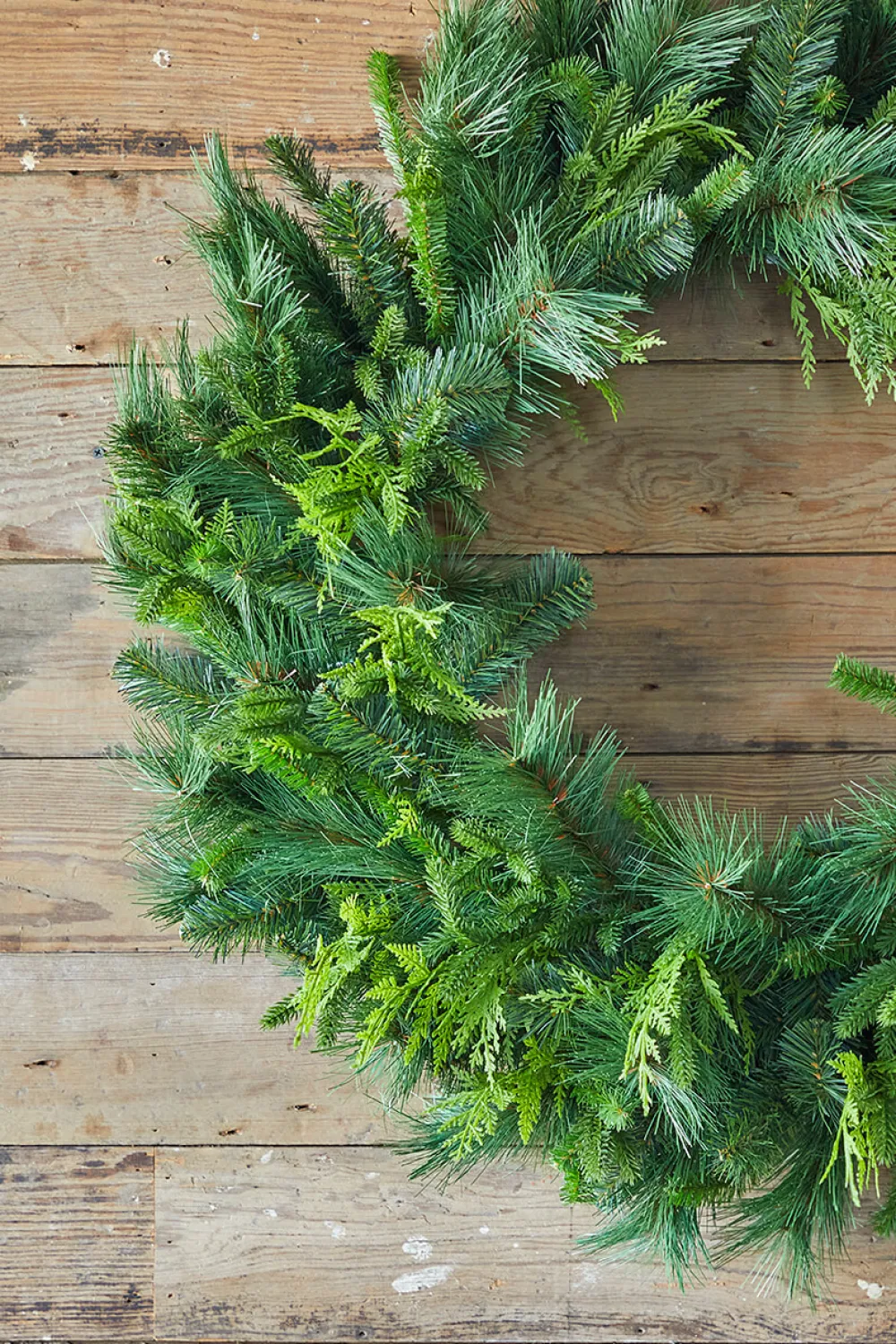 Decorator's Warehouse 36" Bristle Pine With Natural Touch Evergreen Wreath > Cardinal|36"