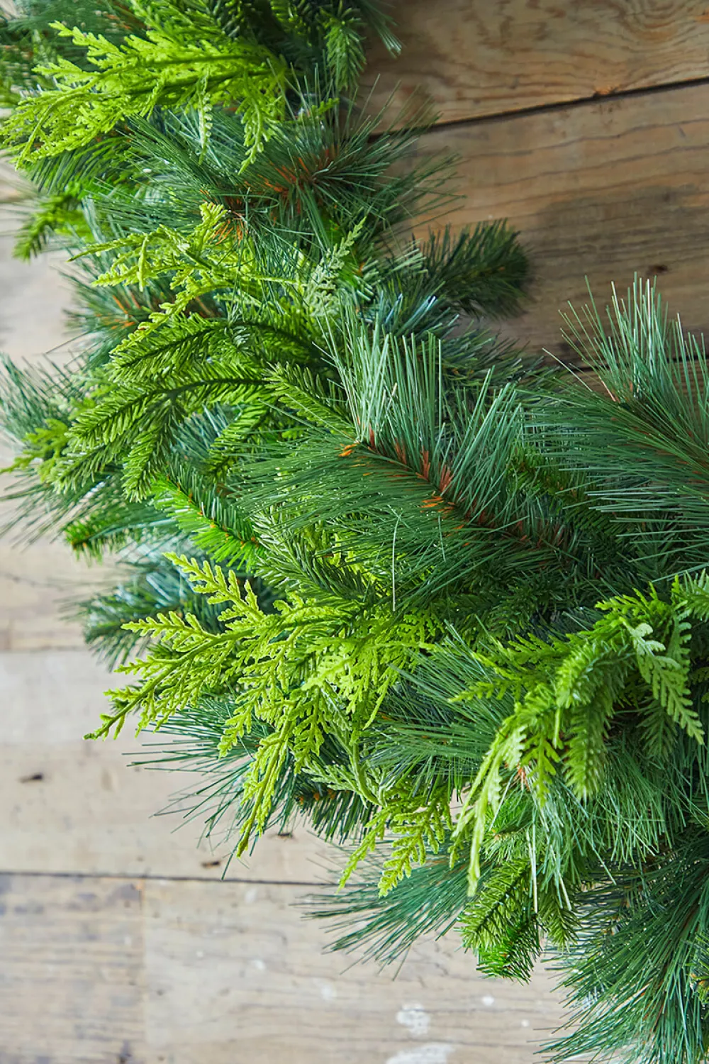 Decorator's Warehouse 36" Bristle Pine With Natural Touch Evergreen Wreath > Cardinal|36"