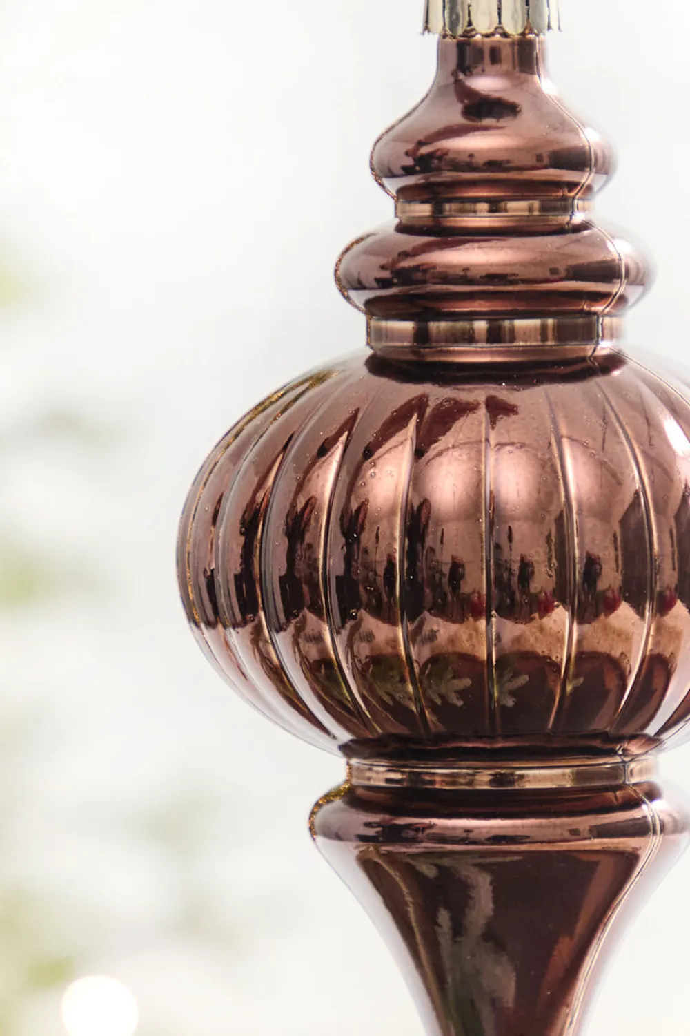 Decorator's Warehouse 10" Bronze Finial > Christmas Decor|Shatterproof