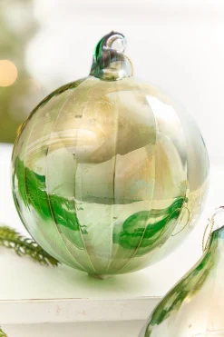 Decorator's Warehouse 4" - 7" Brushed Copper & Reflective Blown Glass Ornament > Christmas Decor|Merry & Bright