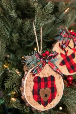 Decorator's Warehouse 6” Buffalo Plaid Animal Ornament > Sale|Christmas Sale