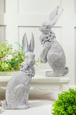 Decorator's Warehouse 13" Bunny Resin Figure > Easter Table Decor|Easter Decor